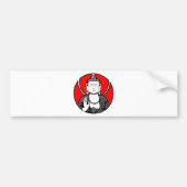 Buddha Logo Bumpersticker (Voorkant)