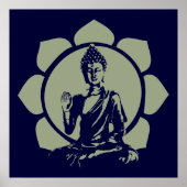 Buddha Lotus Print (Voorkant)