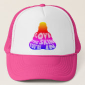 Buddha Love Colorful Trucker Pet (Voorkant)