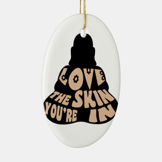 Buddha Love Keramisch Ornament (Rechts)