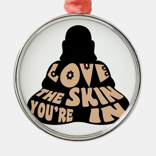 Buddha Love Metalen Ornament (Voorkant)