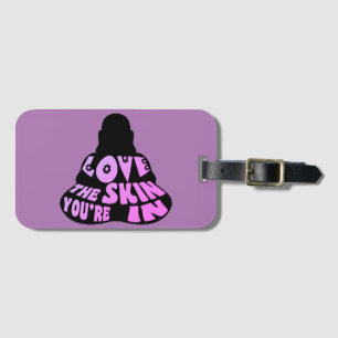 Buddha Love Paars Bagagelabel