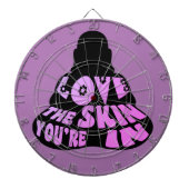 Buddha Love Paars Dartbord (Voorkant)