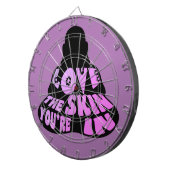 Buddha Love Paars Dartbord (Voorkant Rechts)