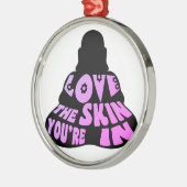 Buddha Love Paars Metalen Ornament (Links)