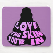 Buddha Love Paars Muismat (Voorkant)