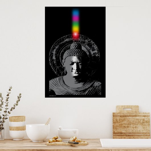 Buddha Love Poster (Keuken)