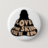 Buddha Love Ronde Button 5,7 Cm (Voorkant)