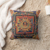 Buddha Mandala Antiek Tibetan Thanka Cushion Kussen (Deken)