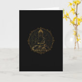 Buddha Mandala Kaart (Gele Bloem)