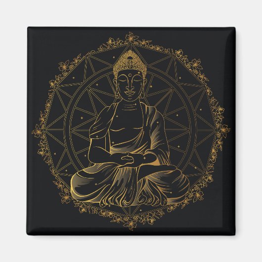 Buddha Mandala Magneet (Voorkant)