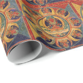 Buddha Mandala uit de antiek Tibetaanse Thanka Cadeaupapier (Rol Hoek)