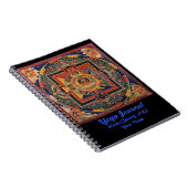 Buddha Mandala Yoga Journal gepersonaliseerd Notitieboek (Rechterzijde)