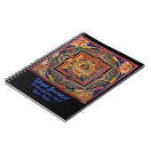 Buddha Mandala Yoga Journal gepersonaliseerd Notitieboek (Linkerzijde)