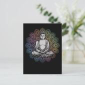 Buddha Mandala Yoga Spiritueel boeddhisme Briefkaart (Staand voorkant)
