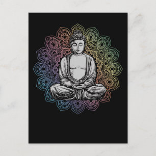 Buddha Mandala Yoga Spiritueel boeddhisme Briefkaart