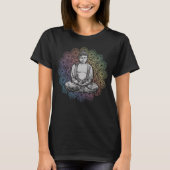 Buddha Mandala Yoga Spiritueel boeddhisme T-shirt (Voorkant)