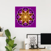 Buddha Mandala Zen Meditation Spiritueel Art Poste Poster (Thuiskantoor)