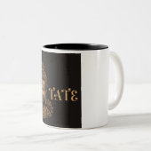 Buddha Meditates Tweekleurige Koffiemok (Voorkant rechts)