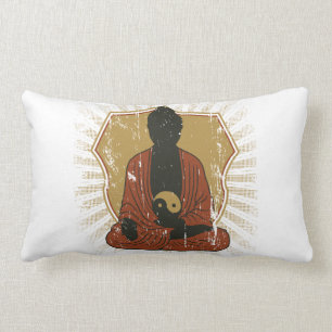 Buddha Meditating Om Symbol Kussen