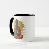 Buddha Meditating Om Symbol Mok (Voorkant links)