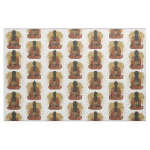 Buddha Meditating Om Symbol Stof (Fat Quarter)