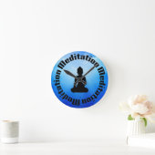 BUDDHA MEDITATION CLOCK RONDE KLOK (Huis)