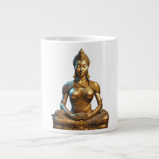 Buddha Meditation Geschenk Zen Gold Religion Indie Grote Koffiekop