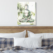 Buddha Meditation Yoga Yin Yang Canvas Afdruk (Insitu (Slaapkamer))