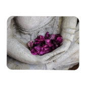 BUDDHA MET BLOSSOMS FLEXIBELE FOTO MAGNET MAGNEET (Horizontaal)