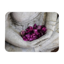 BUDDHA MET BLOSSOMS FLEXIBELE FOTO MAGNET