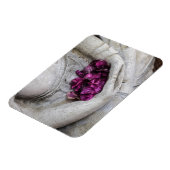 BUDDHA MET BLOSSOMS FLEXIBELE FOTO MAGNET MAGNEET (Linkerzijde)