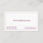 BUDDHA MET BLOSSOMS-VISITEKAARTJE VISITEKAARTJE (Achterkant)