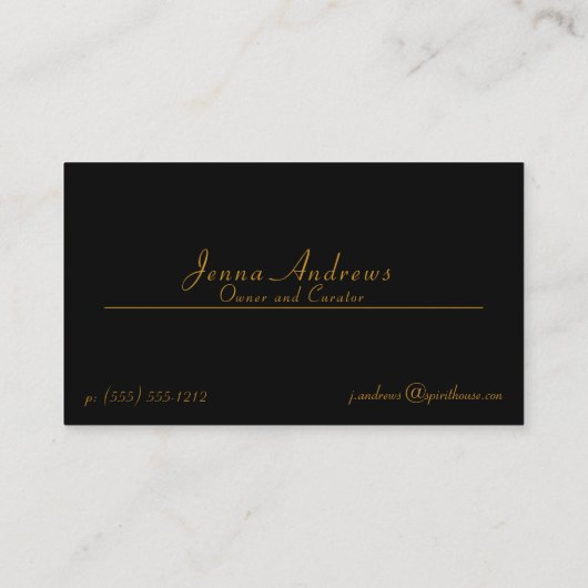 Buddha Mind Visitekaartje (Achterkant)