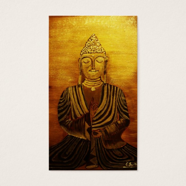 "Buddha" nach Orginalbild von Eva Borowski Visitekaartje (Voorkant)