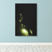 Buddha Nacht Canvas Afdruk (Insitu (Houten vloer))