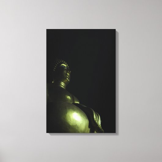 Buddha Nacht Canvas Afdruk (Voorkant)