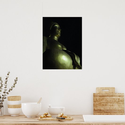 Buddha Nacht Poster (Keuken)