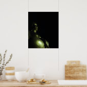 Buddha Nacht Poster (Keuken)