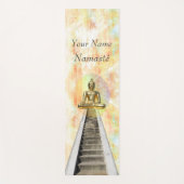 Buddha Namasté pastell Aquarell-Yoga-Matte Yogamat (Voorkant)