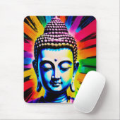 Buddha Neon Decoratie Muismat (Met muis)