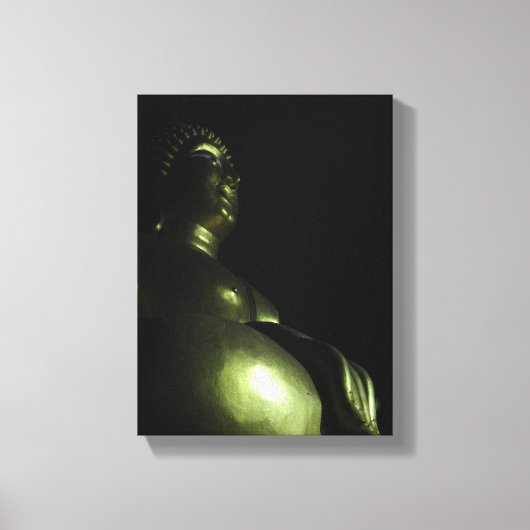Buddha Night Canvas Afdruk (Voorkant)