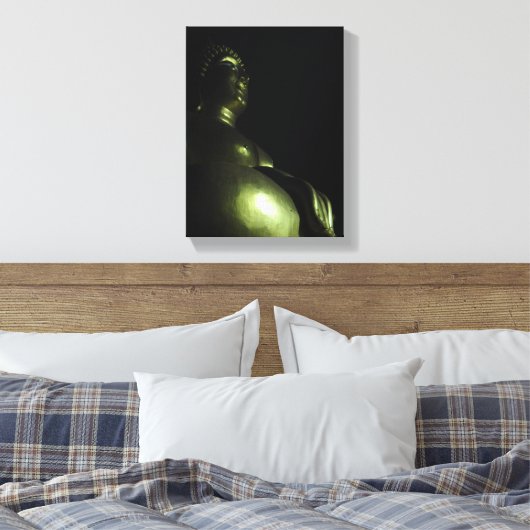 Buddha Night Canvas Afdruk (Insitu (Slaapkamer))