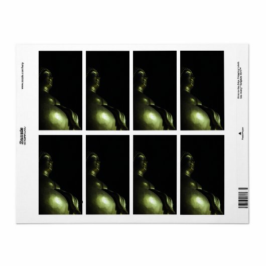 Buddha Night Etiket (Full Sheet)