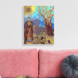 Buddha | Odilon Redon | Canvas Afdruk