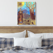 Buddha | Odilon Redon | Canvas Afdruk (Insitu (Slaapkamer))