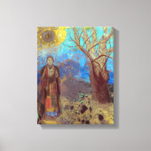 Buddha | Odilon Redon | Canvas Afdruk (Voorkant)