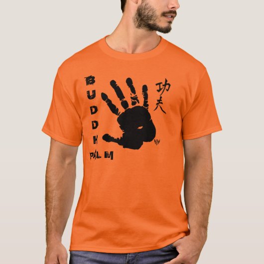 BUDDHA PALM T Shirt van Joe Grange (Voorkant)