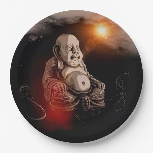 Buddha Papieren Bordje (Voorkant)