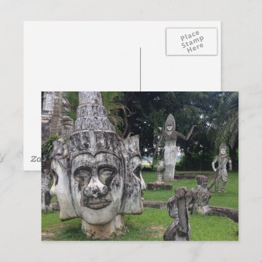 Buddha Park Briefkaart (Voorkant / Achterkant)